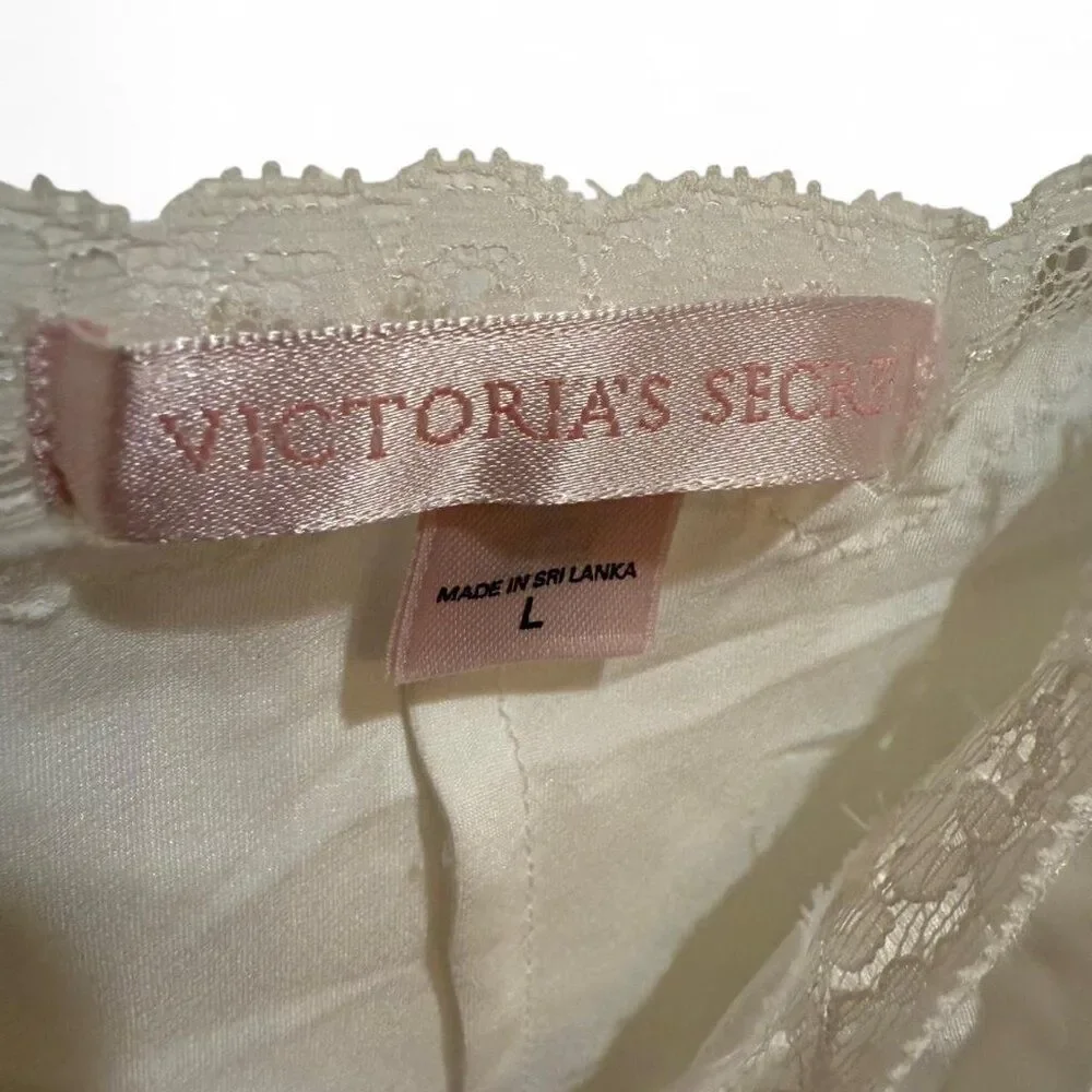 Victoria's Secret Vintage Y2K Women's White Lace Lingerie Wedding Slip